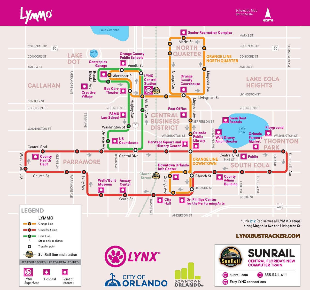 Lince mapa de Orlando